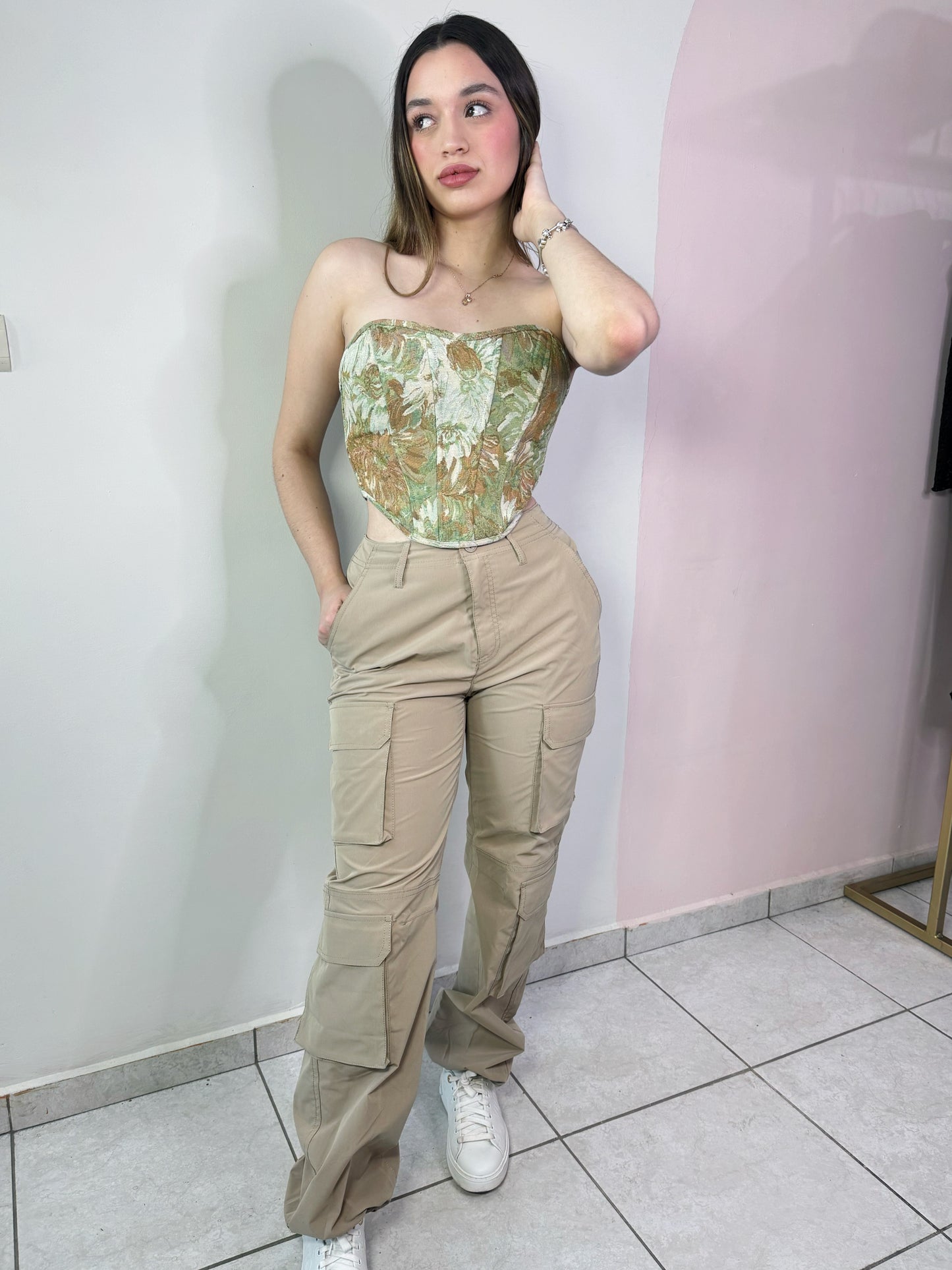 Pantalón Cargo Beige Love