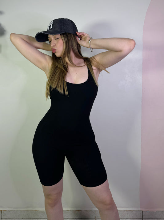 Jumpsuit Short Blk