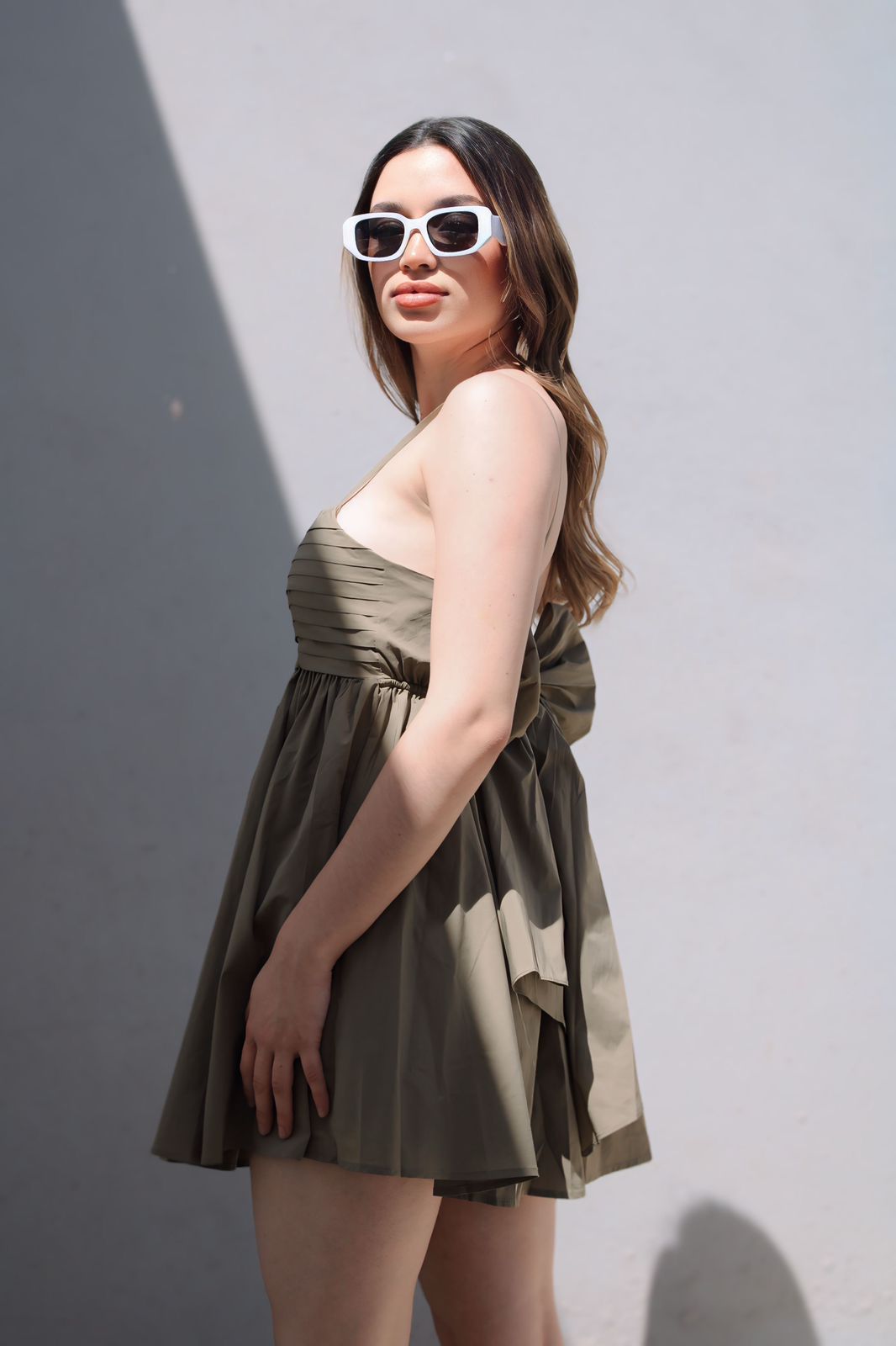 VESTIDO VERDE OLIVE