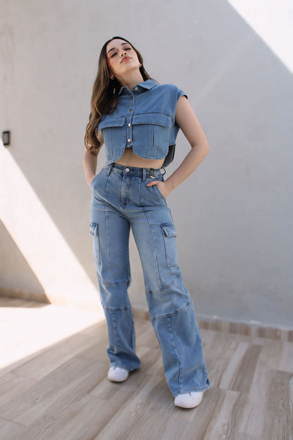 BLUSA DENIM STREET