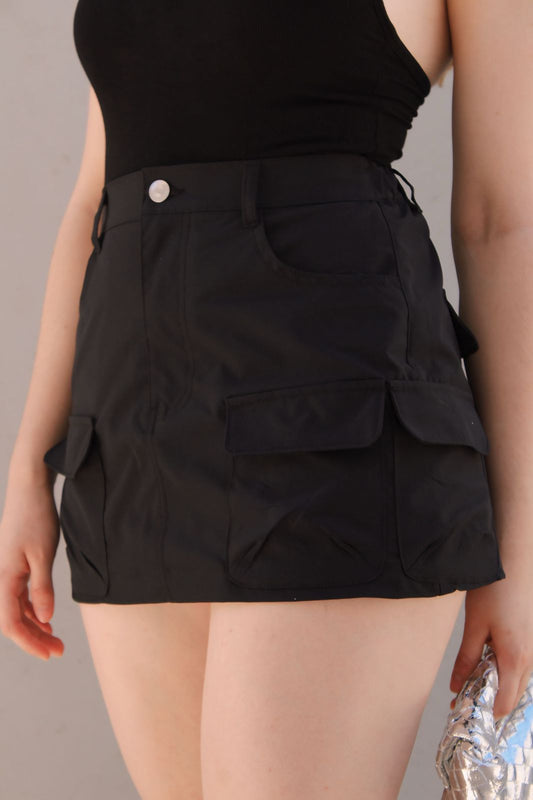 FALDA CARGO BLK