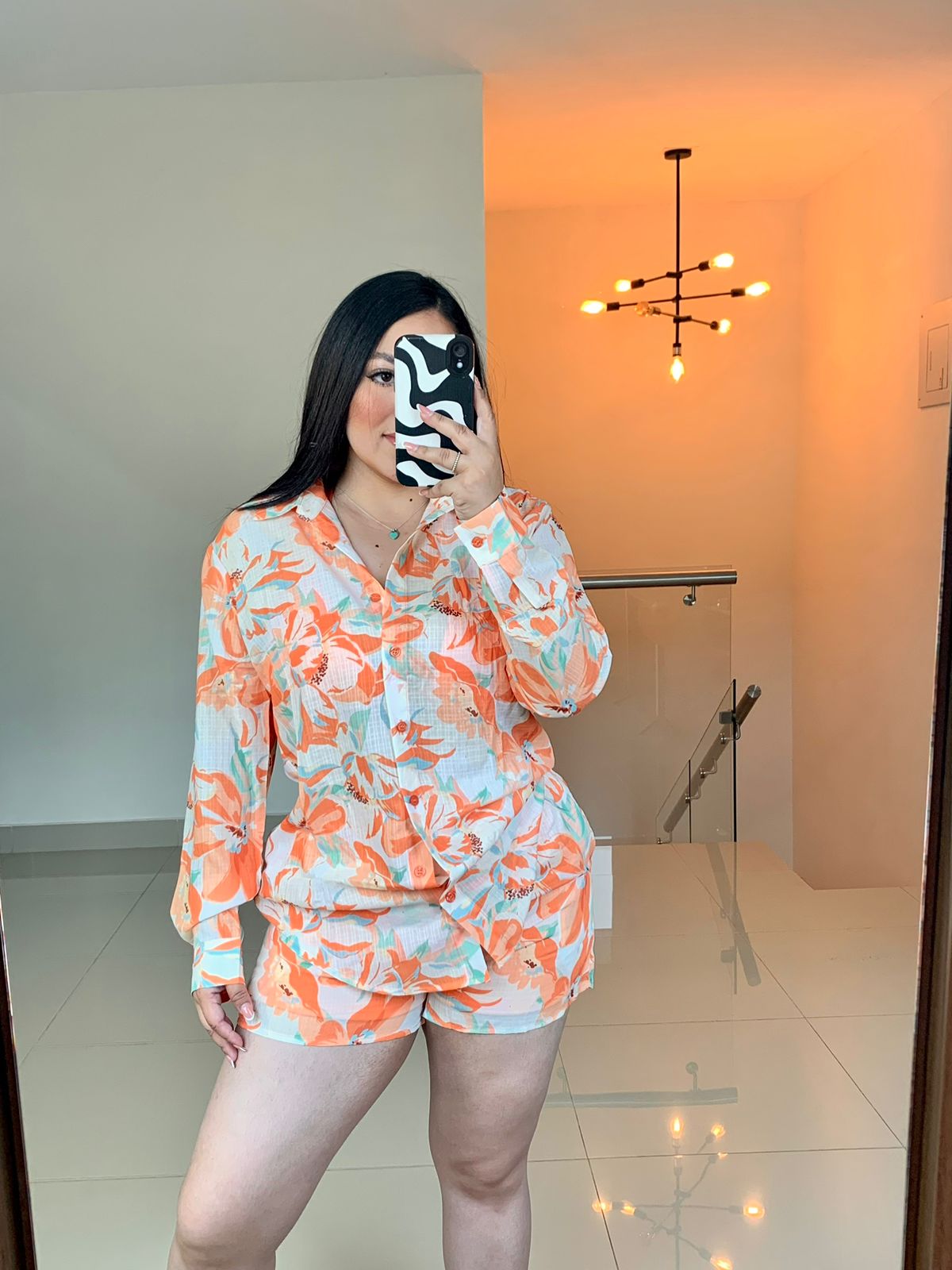SET FLOR ORANGE