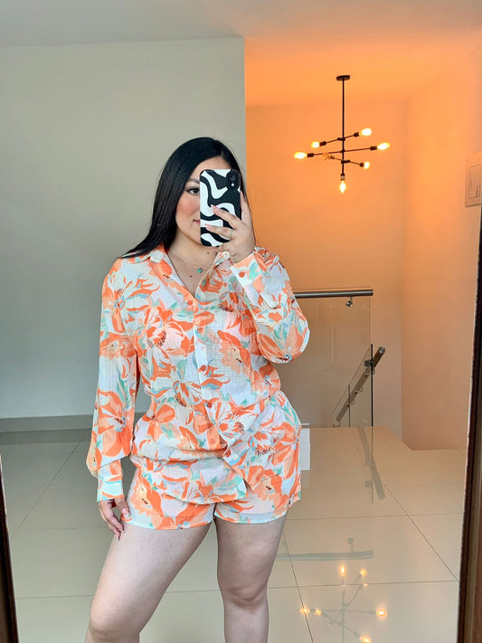 SET FLOR ORANGE